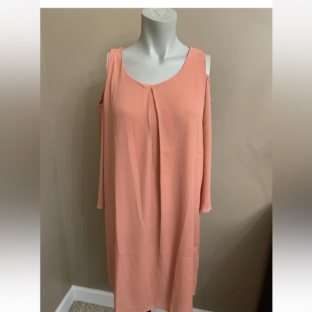 Jon & Anna Women Peach Casual Dress L